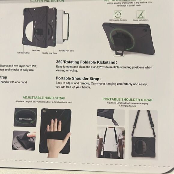 New in packaging 3 layer protection adjustable tablet strap case - Picture 6 of 6